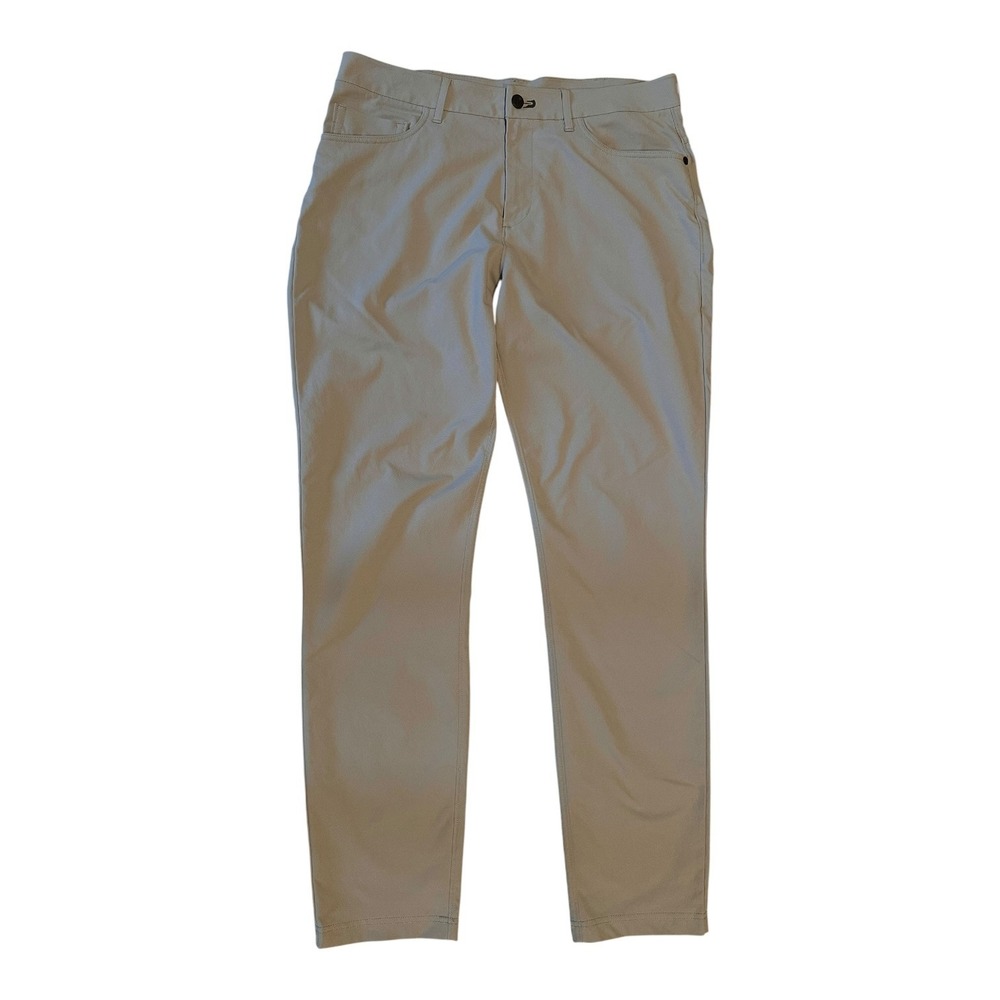 Public Rec Workday Pants Men 33/34 Actual 34x31.5 Khaki 5 Pocket Performance